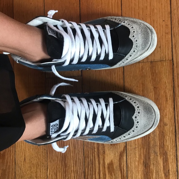 SOLD! LTD Golden goose superstar denim sneakers - Picture 2 of 6
